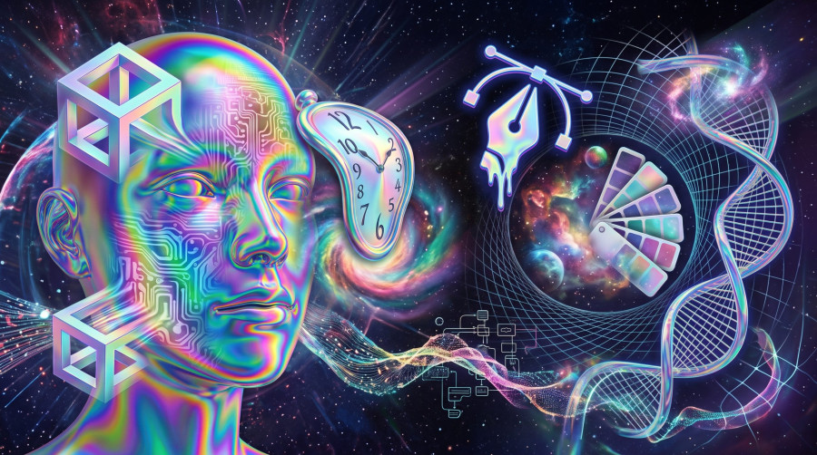 Holographic Surrealism: The Future of Graphic Design